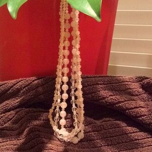 Vintage Quartz - Pink and Clear